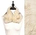 StylesILove Elegant Womens Faux Fur Collar Scarf (Ivory)