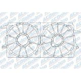 ACDelco 15-80218 Radiator Fan Motor Shroud Kit by ACDelco