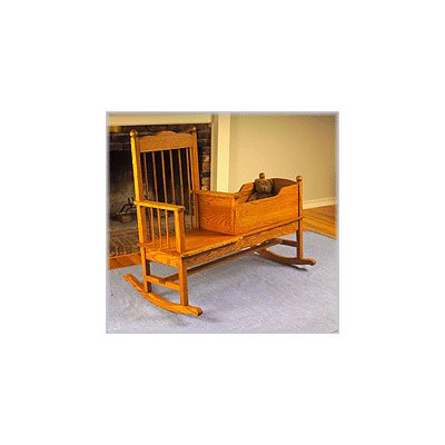Rocking Chair/Cradle Combo Plan (Woodworking Project Paper Plan)