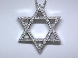 14K .40 CTW Diamond Religious Star of David Pendant