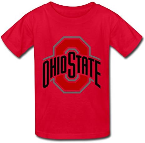 Geek Ohio State Buckeyes Logo Kids T Shirt Red Size S