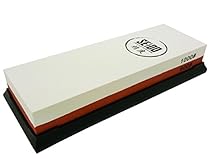 Seido 600/1000 Grit Combination Corundum Whetstone Knife Sharpening Stone / Premium Waterstone Knife Sharpener
