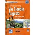 Hikeline Fernwanderweg Via Claudia Augusta 604 km: Auf den Spuren der R�mer �ber die Alpen, Wanderf�hrer und Karte, 1:50.000, wetterfest, GPS zum Download