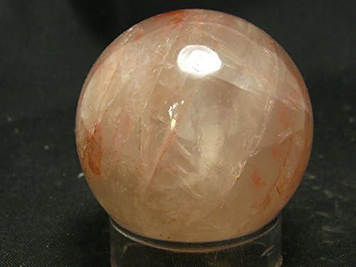 Agnitite Quartz With Hematite Sphere From Madagascar - 1.6"