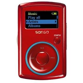 Sandisk MP3 Player Sansa Clip 2Gb Red