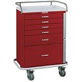 Harloff Classic Line 6-drawer Tall Emergency Cart Standard Package