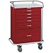 Harloff Classic Line 6-drawer Tall Emergency Cart Standard Package