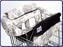 Buggy Bagg - Black Toile - Shopping Cart Cover - Diaper Bag