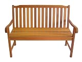Review UKX  / Hardwood Garden Furniture 2 Seater Park Bench