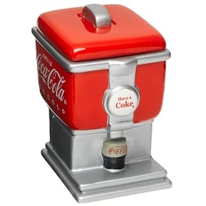 Gibson Coke Soda Fountain 10 3 4 Cookie Jar by