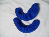 Cloth Ice Skate Blade Guard - 10 inch - exec cond - choose from Blue, Black, pink, or purple - buyer responsible to email me immediately after sale or I will send the color of my choice.