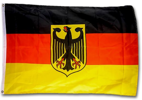 8 x Deutschland Fahne Flagge Fanartikel WM EM Fußball mit Adler 90×150 cm