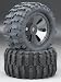 7161 1/8 Truggy Tire Set Carbon Design B (2)