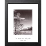 Ansel Adams B W Photo Grand Teton Picture Framed Art Print by Art Prints Inc
