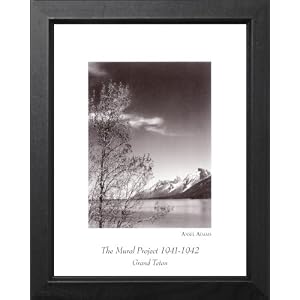 Ansel Adams B W Photo Grand Teton Picture Framed Art Print by Framed Art