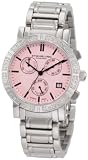 Stuhrling Original Women's 315L.12114 Regent Swiss Chronograph Diamond Pink Dial Watch