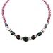 Summer Violets Graduated Bead Necklace