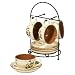 Olivares Cappuccino Cup and Saucer Set Service for 4