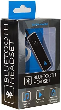 Blufire Mobile Bluetooth 3.0 Wireless Hands-Free Headset - Compatible with iPhone, Android, Windows, Blackberry Smartphones