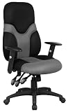 Ergonomic Office Chair - High Back Mesh Contemporary Executive Swivel Chair - BT-6001-GYBK-GG
