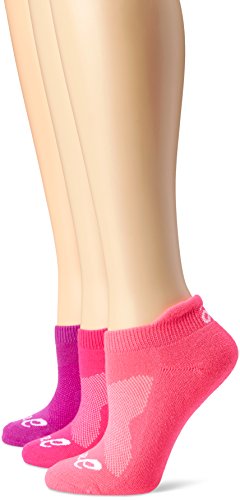 Asics women s cushion low cut sock (pack of 3), medium,…
