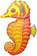 Seahorse Shaped 35" Mylar Balloon (MULTI, 1)