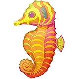 Seahorse Shaped 35" Mylar Balloon (MULTI, 1)