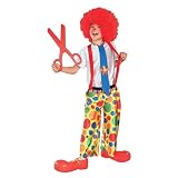 Chuckle King Child Clown Costume