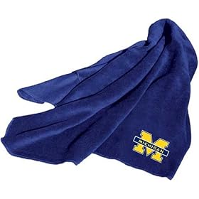 Michigan Wolverines Fleece Throw