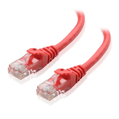Cable Matters Cat6 Snagless Ethernet Patch Cable in Red 50 Feet