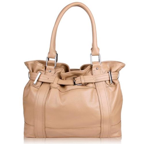 Designer Shopper Tasche Handtasche Damentasche Beige
