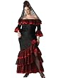 Plus Size Tango Dress Sexy La Seniorita Costume Dancer Theatre Costumes Salsa Dancer Latin Style Dress