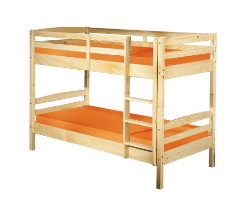 Links 30500260 Etagenbett "Salvator" 190 x 90 cm, 2 roste farblos
