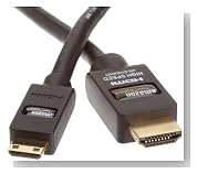 AmazonBasics High-Speed A to C Type, HDMI to Mini-HDMI Cable with Ethernet