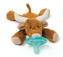 Wubbanub Infant Plush Pacifier Long Horn Bull
From WubbaNub

