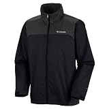 Columbia Men's Glennaker Lake Rain Jacket, Black/Grill, X-Large
