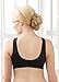 Glamorise Women's Complete Comfort Front Close Leisure Bra, Black, 42DD/F