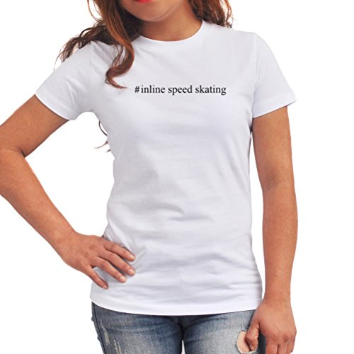Inline Speed Skating Hashtag 여성의 T셔츠 유니박스