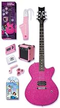 Daisy Rock Debutante Rock Candy Princess Atomic Pink Electric Guitar Pack