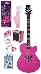 Daisy Rock Debutante Rock Candy Princess Atomic Pink Electric Guitar Pack