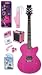 Daisy Rock Debutante Rock Candy Princess Atomic Pink Electric Guitar Pack