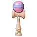 Kendama USA Tribute Kendama - Pink W. 3 Lt Blue Stripes