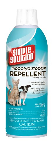 Simple Solution Indoor/Outdoor Repellent for Dogs & Cats, 14 oz. aerosol