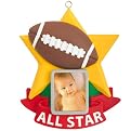 Football All-Star LCD Ornament - 1.8"
