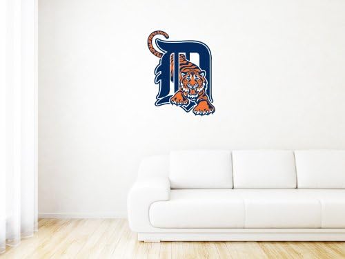 Detroit Tigers MLB Logo Wall Graphic Decal Sticker (20" x 25")
