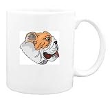 Mug with bulldog, pet, animal, dog