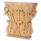 Jeffrey Alexander Acanthus Capital (CAP3CH) 1-1/2 x 6 x 6, Cherry