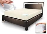Sleep Innovations 2-Inch Memory Foam Topper with 260-Thread-Count Cotton Fitted Cover, Queen