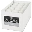 Darice Unscented 12-Hour Votive Candle 30-Pack: White (1.4