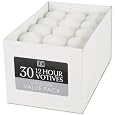 Darice Unscented 12-Hour Votive Candle 30-Pack: White (1.4